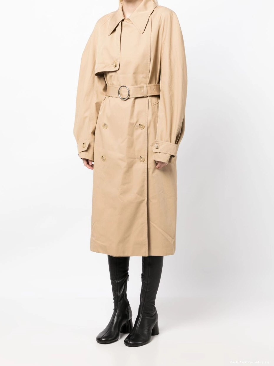 Affordable Stella cotton organic McCartney trench Stella coat Iconics Women 0501